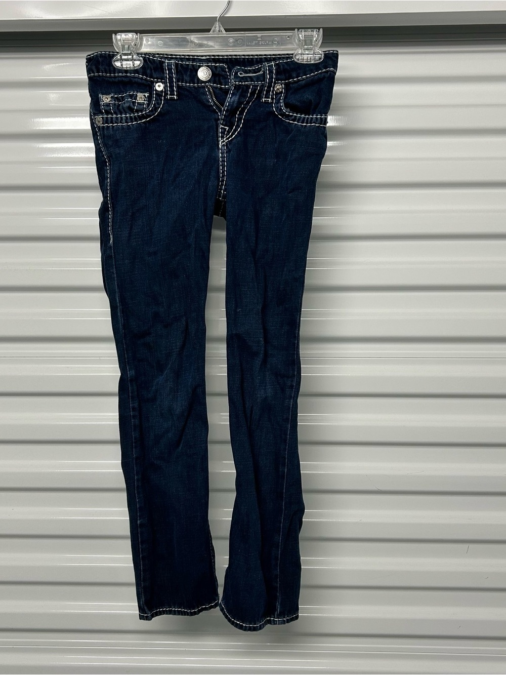 True Religion Women's Skinny Jeans in Dark Indigo